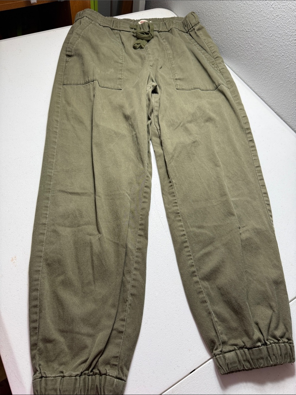 Levi's Olive Drawstring Jogger Pants